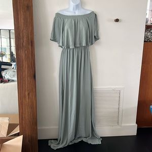 Sage Green Maxi Dress
